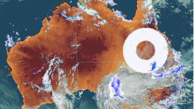 Patrones meteorológicos extraños en Australia