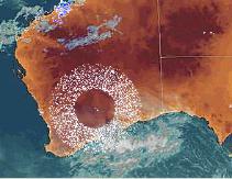 Patrones meteorológicos extraños en Australia