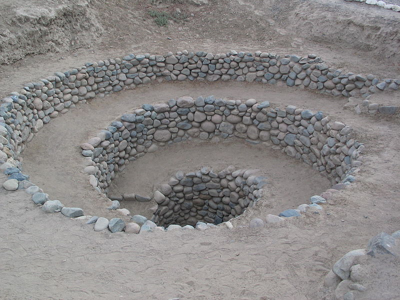 agujeros en Perú de la civilización Nazca