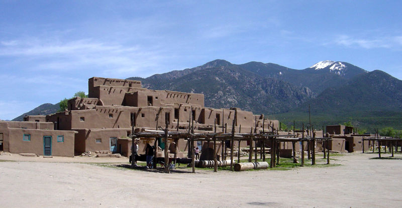 pueblo de Taos en Nuevo México