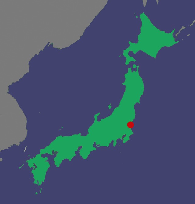 Mapa del accidente nuclear en la Planta en Tokaimura, Japón