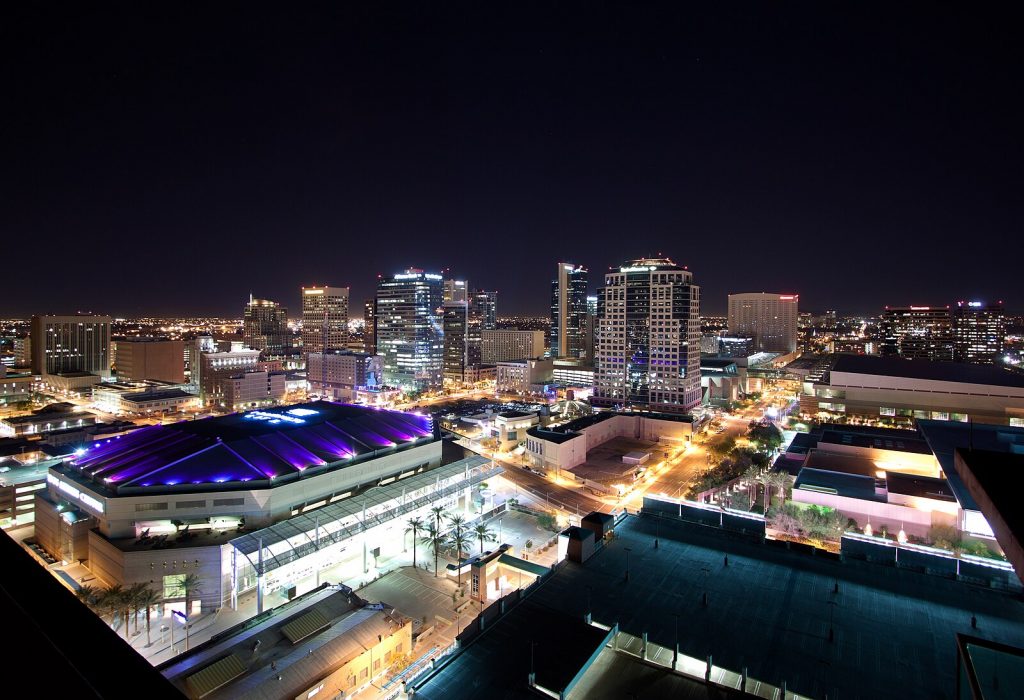 El centro de Phoenix, Arizona