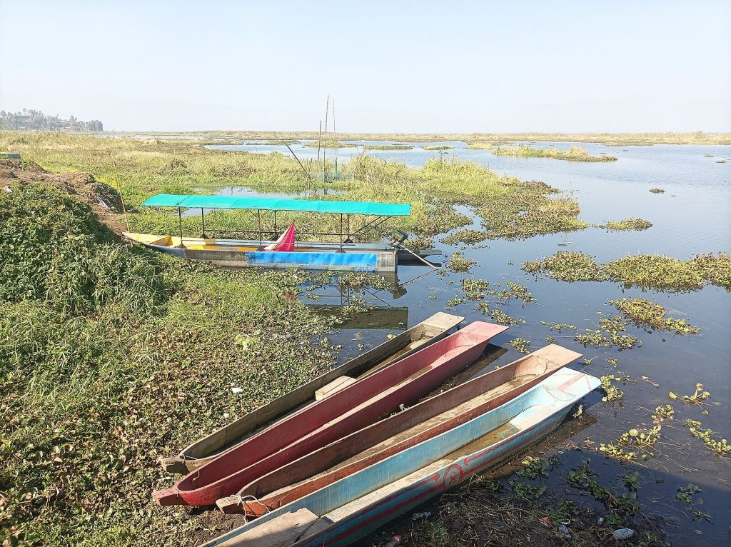 Lago Loktak en la India