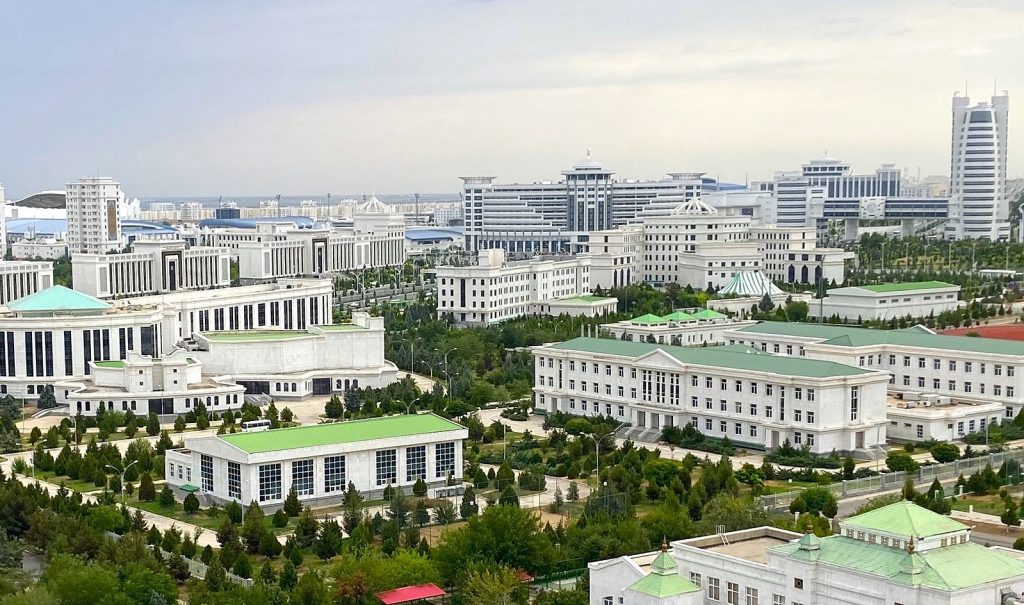 Asjabad, la capital de Turkmenistán