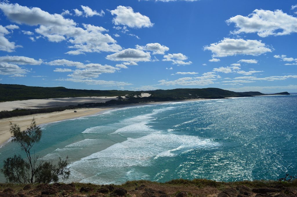 Playa de la isla de Fraser, Australia