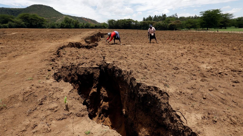 La tierra se parte en dos en Kenya