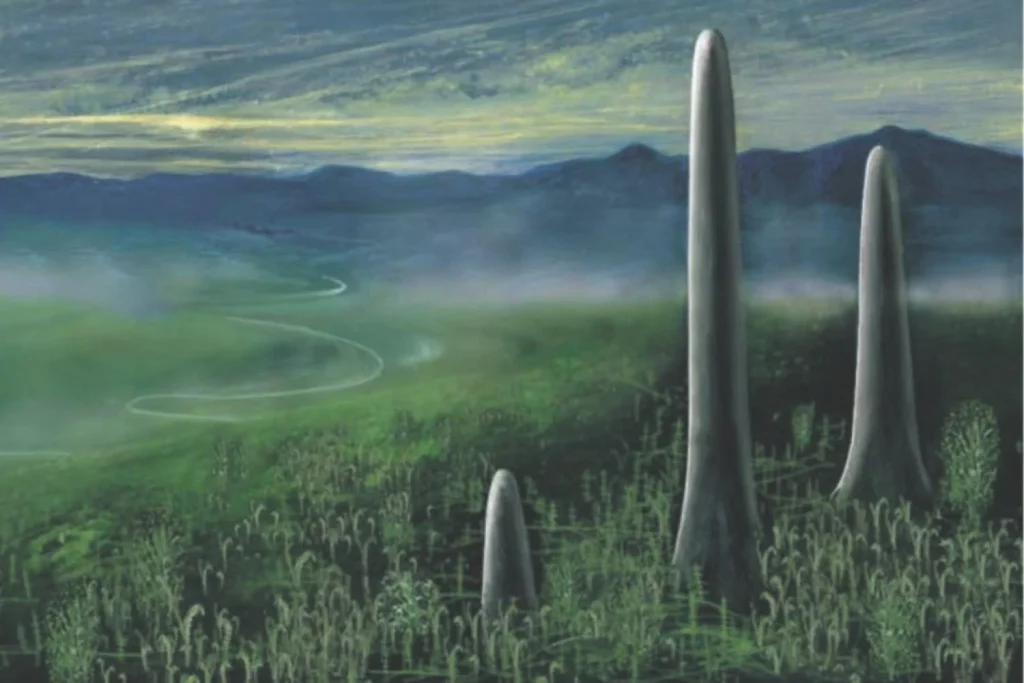 Ilustración de Prototaxites